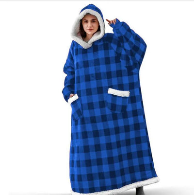 CozyHug Flannel Hoodie Blanket